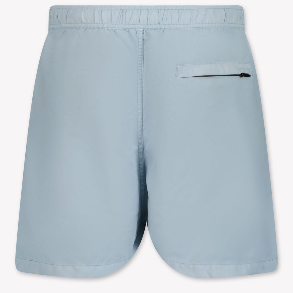 Stone Island Kids Boys Swimwear In Light Blue