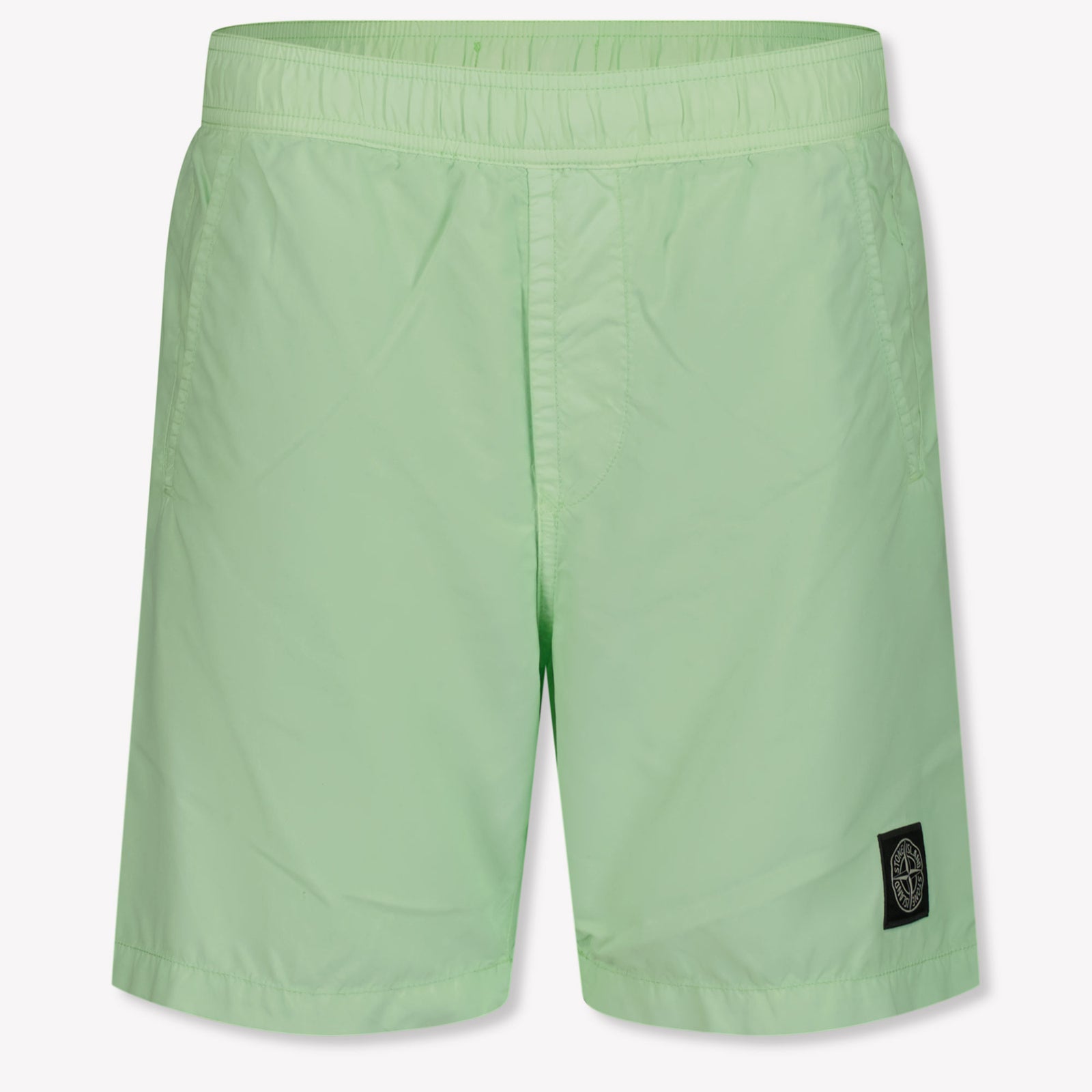 Stone Island Kids Boys Swimwear In Lime