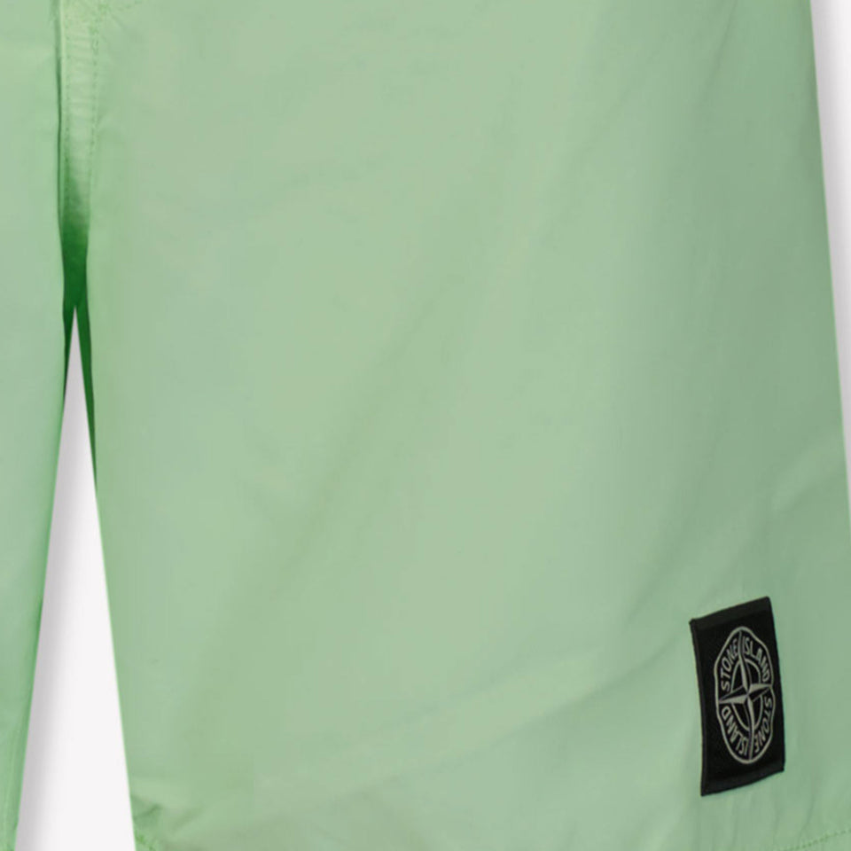 Stone Island Kinder Jongens Zwemkleding In Lime