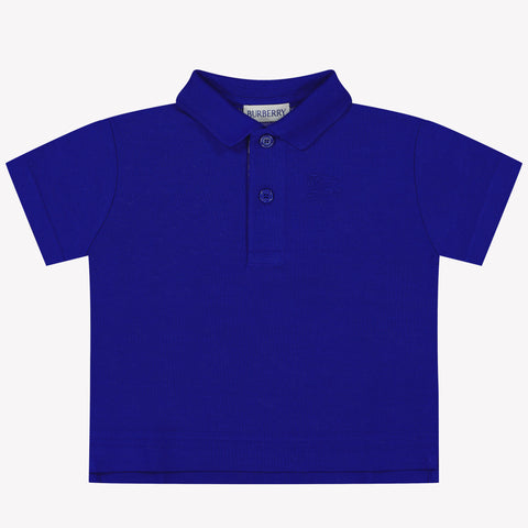 Burberry Johane Baby Boys Polo in Cobalt Blue