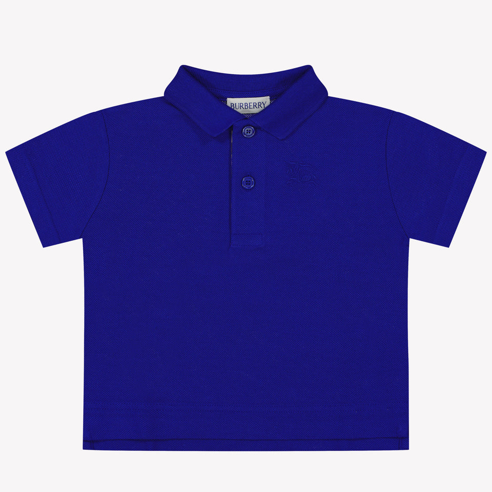 Burberry Johane Baby Boys Polo in Cobalt Blue