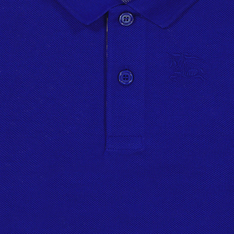 Burberry Johane Baby Boys Polo in Cobalt Blue