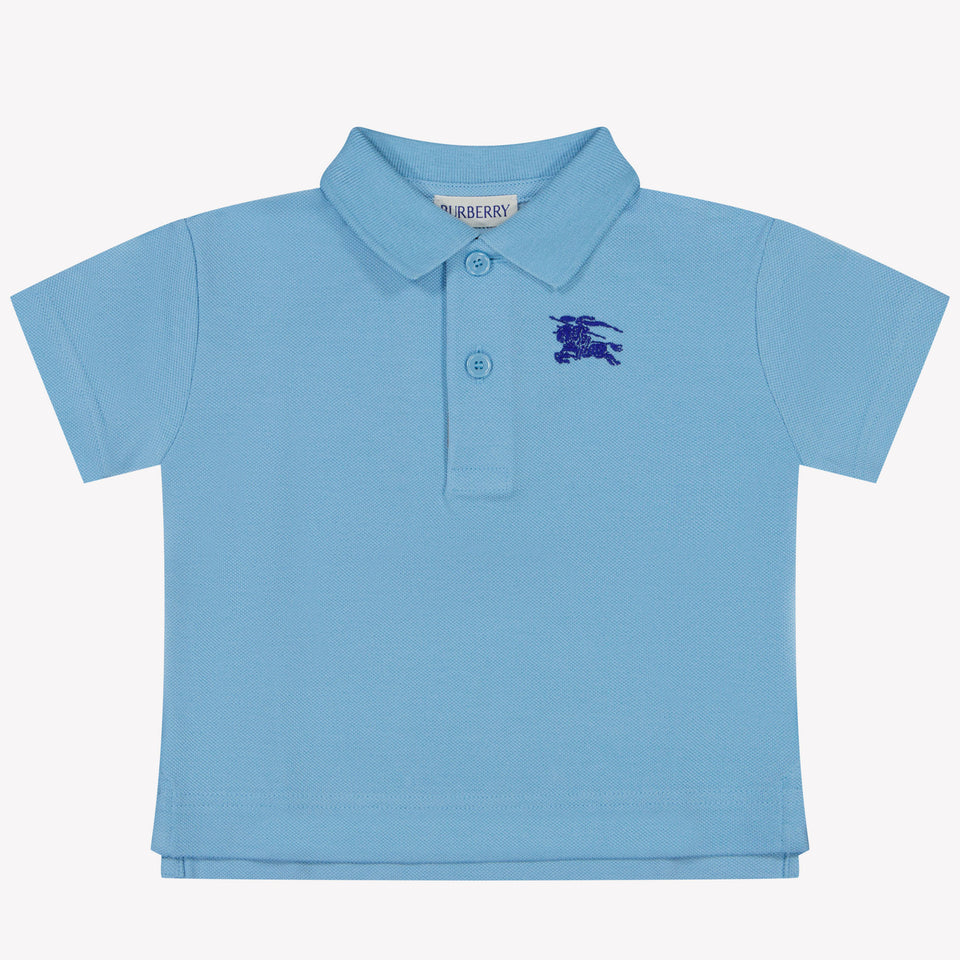 Burberry Johane Baby Boys Polo in Light Blue