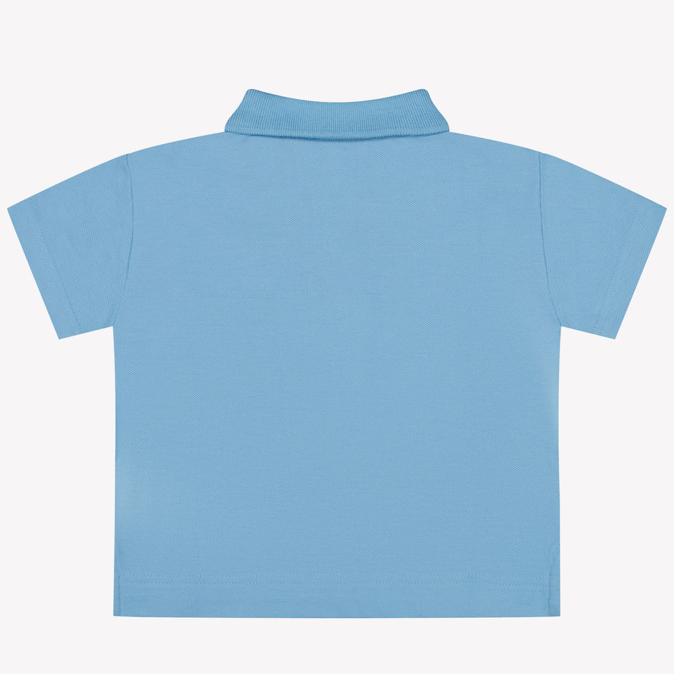 Burberry Johane Baby Boys Polo in Light Blue