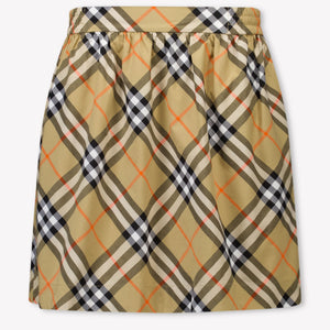 Burberry Kelsey Kinder Meisjes Rokje In Beige