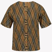 Burberry Madele Kids Girls T-Shirt  Beige