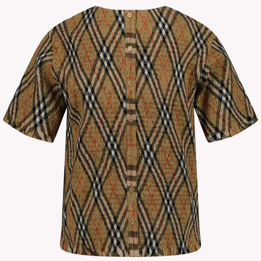 Burberry Madele Kids Girls T-Shirt  Beige