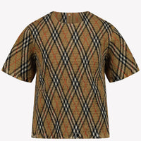 Burberry Madele Kids Girls T-Shirt  Beige