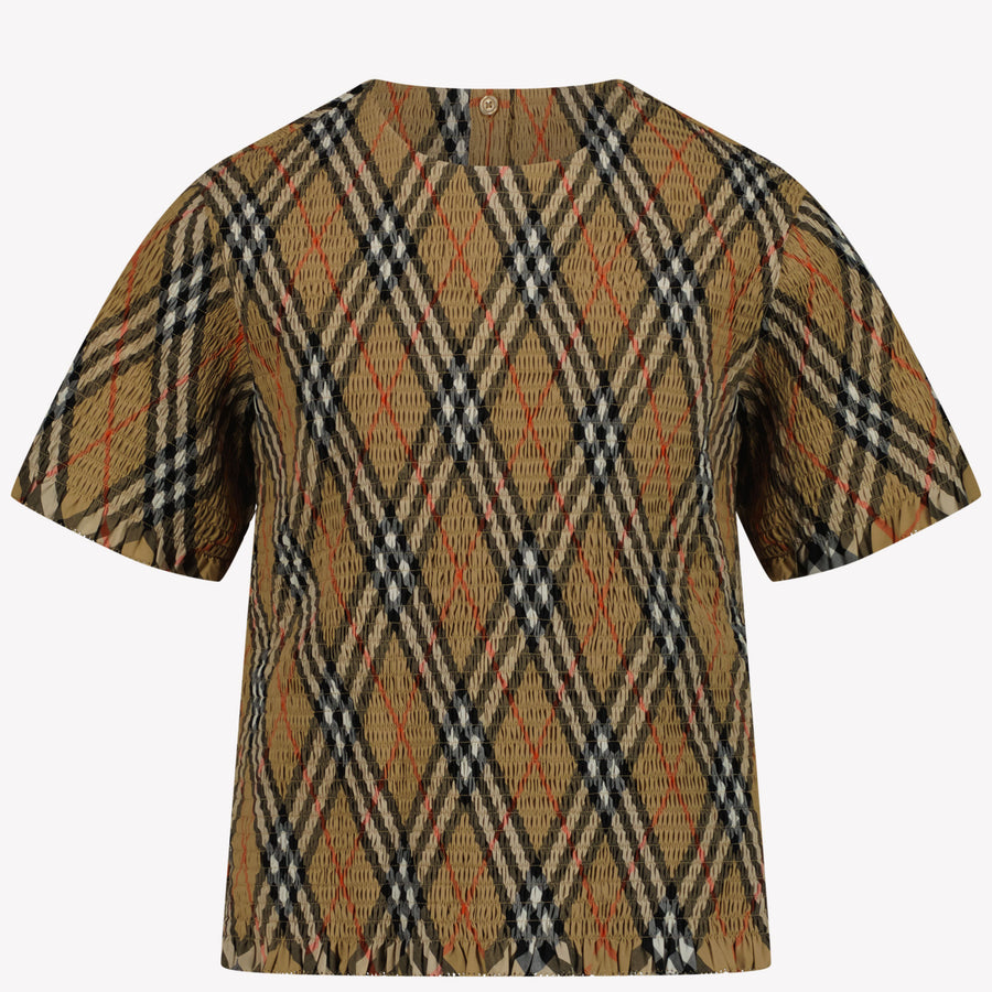 Burberry Madele Kids Girls T-Shirt  Beige