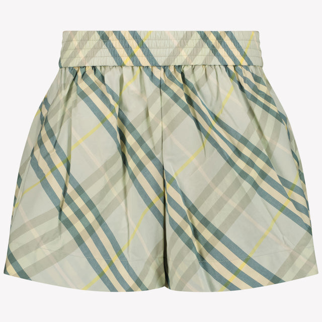 Burberry Marcy Kids Girls Shorts In Mint