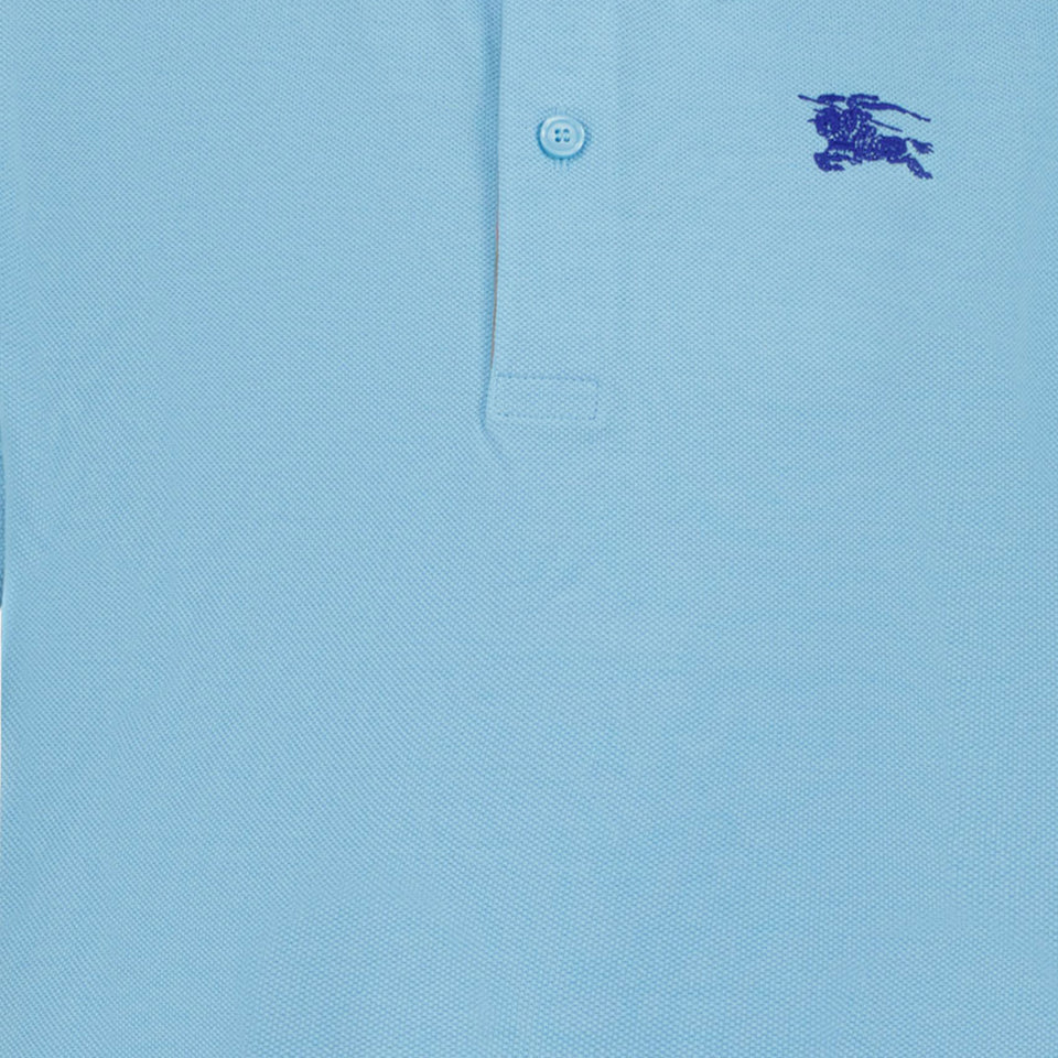 Burberry Johane Kids Boys Polo Light Blue