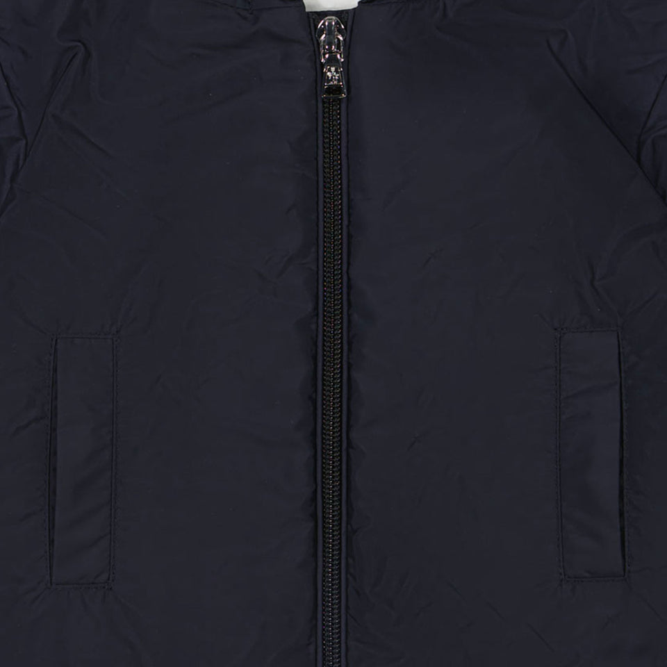 Moncler Dana Baby Girls Summerjacket In Navy