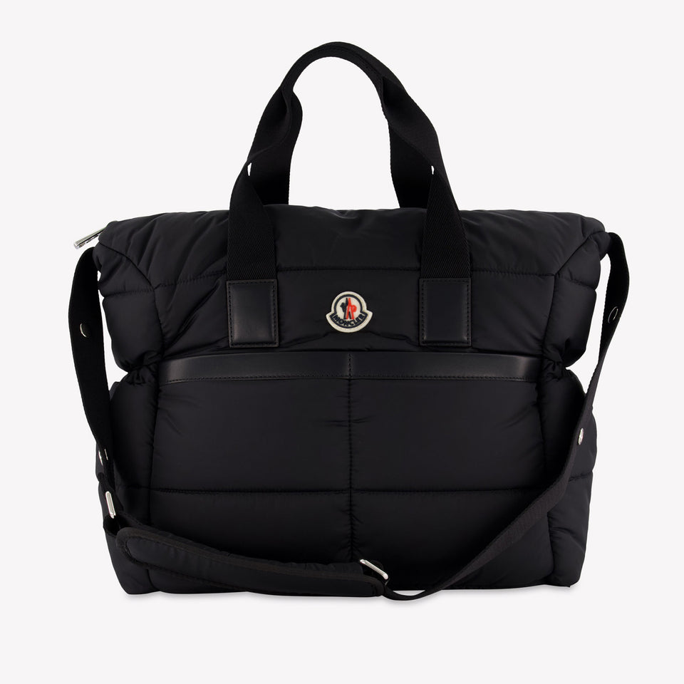 Moncler Baby Unisex diaper bag in Black