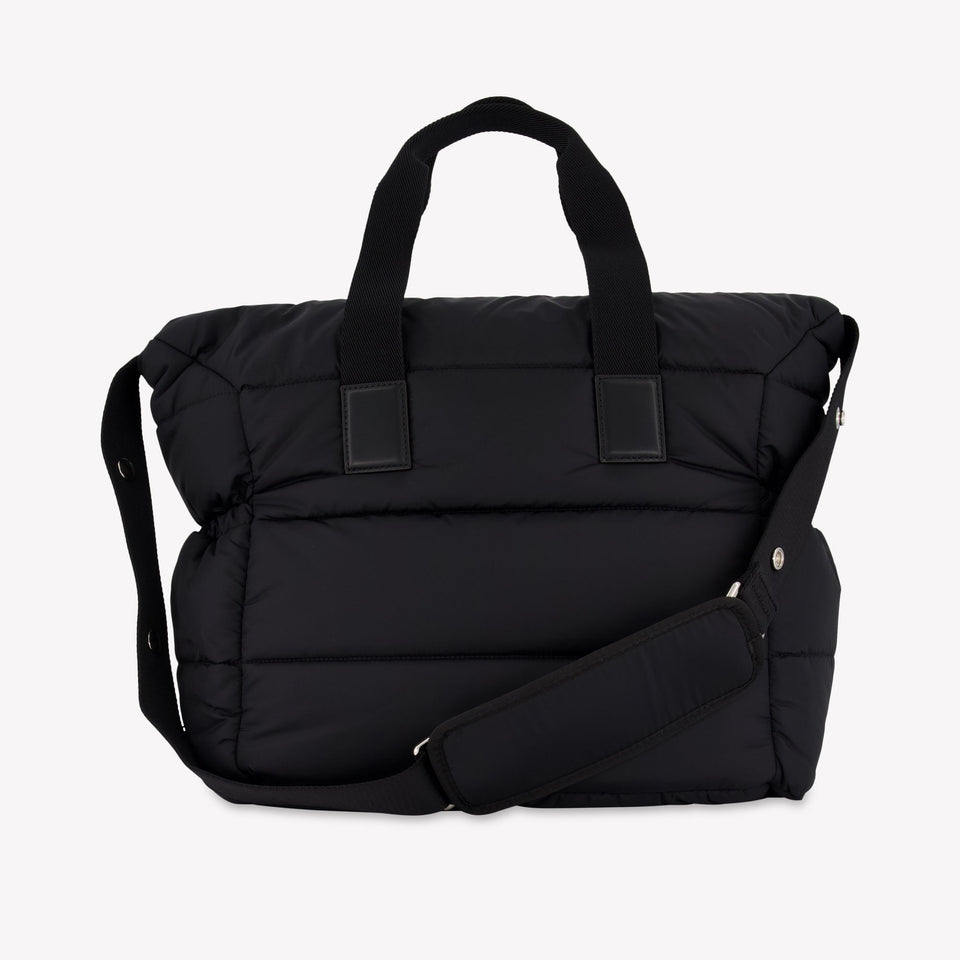 Moncler Baby Unisex diaper bag in Black