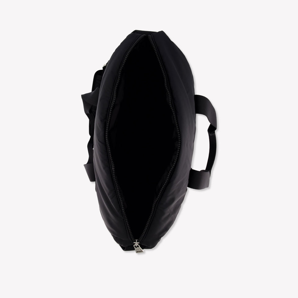Moncler Baby Unisex diaper bag in Black