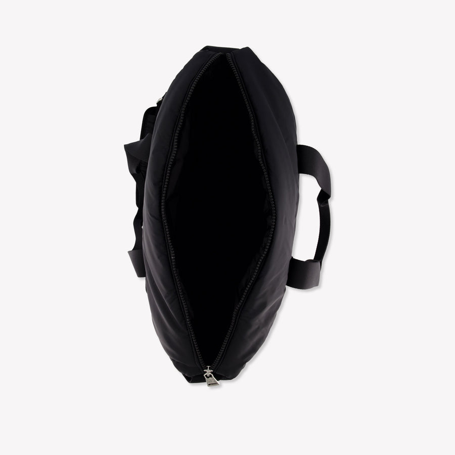 Moncler Baby Unisex Diaper Bag In Black