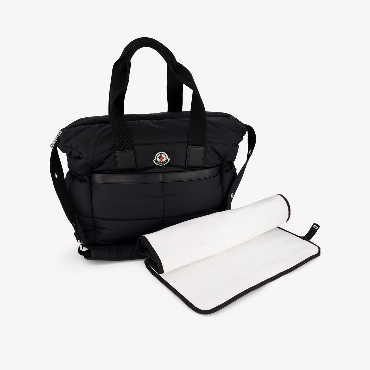 Moncler Baby Unisex Diaper Bag In Black