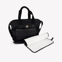 Moncler Baby Unisex Diaper Bag In Black