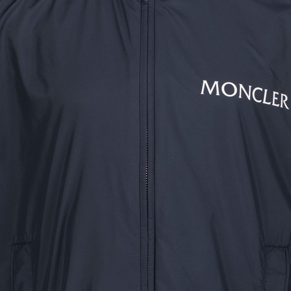 Moncler Warne Kinder Jongens Zomerjas In Navy