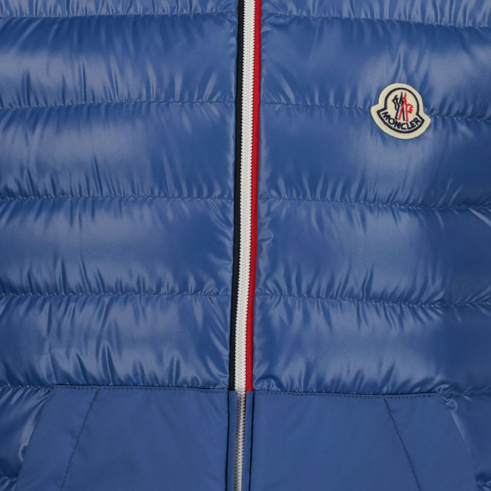 Moncler Apatou Kids Boys Bodywarmer in Blue