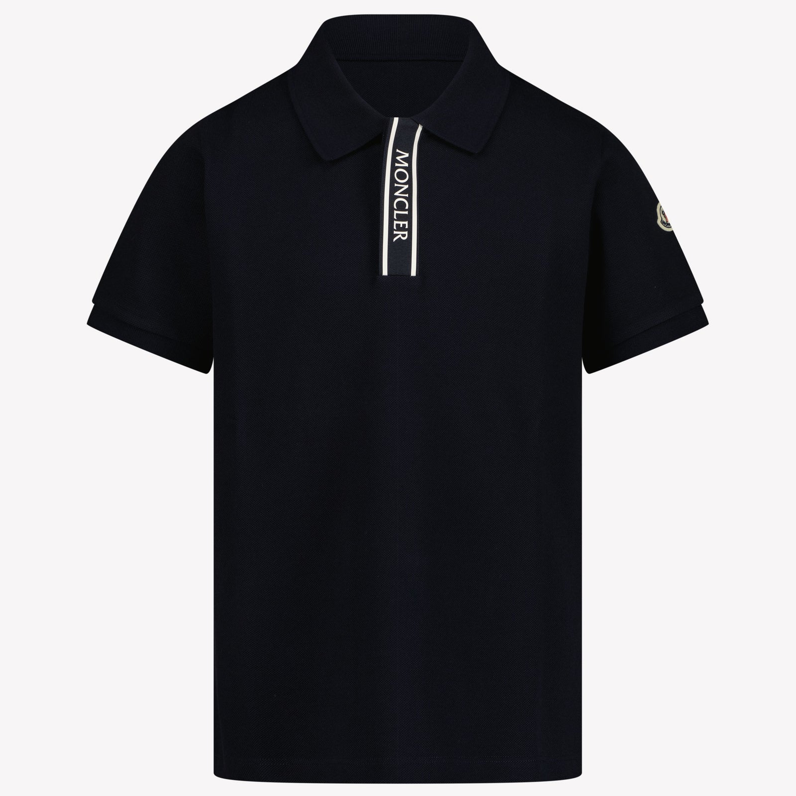 Moncler Kids Boys Polo in Navy