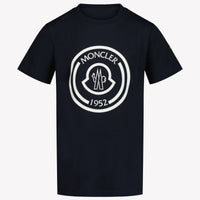 Moncler Kids Boys  T-Shirt Navy