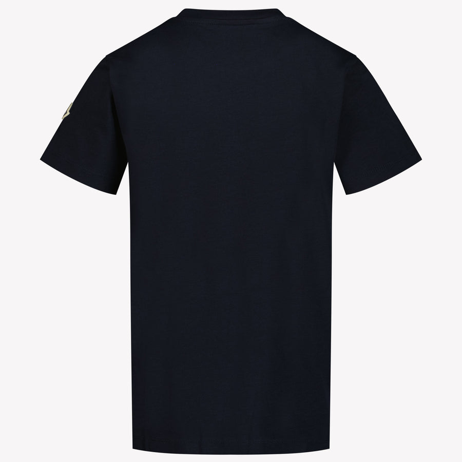 Moncler Kids Boys  T-Shirt Navy