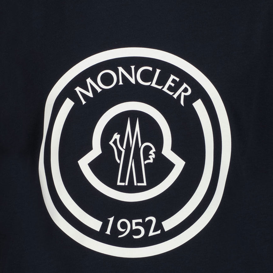 Moncler Kids Boys  T-Shirt Navy