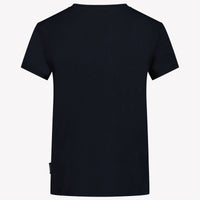Moncler Kids Girls  T-Shirt Navy