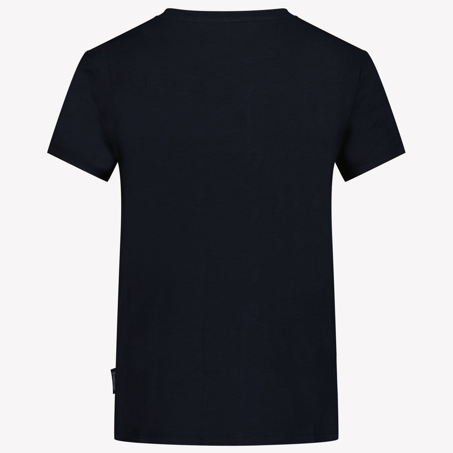 Moncler Kids Girls  T-Shirt Navy