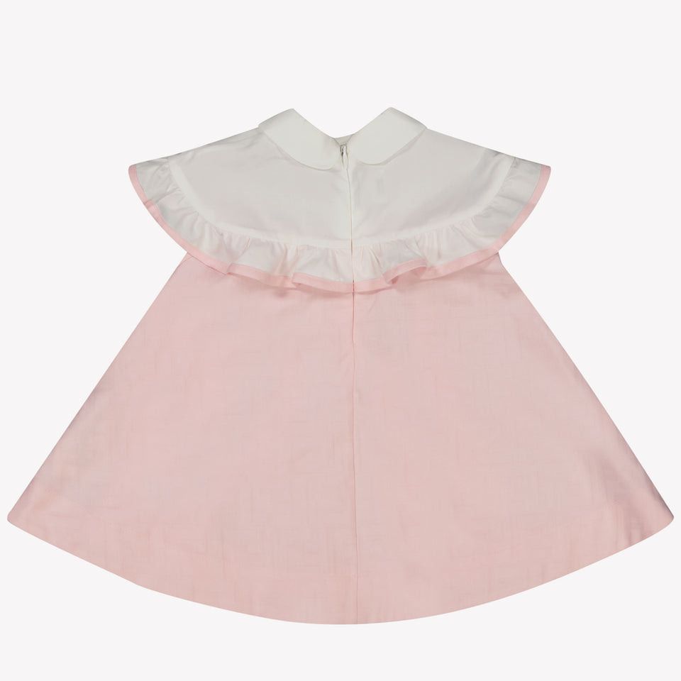 Fendi Baby Meisjes Jurk In Licht Roze