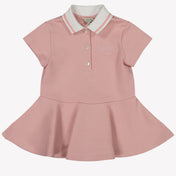 Fendi Baby Meisjes Jurk In Licht Roze