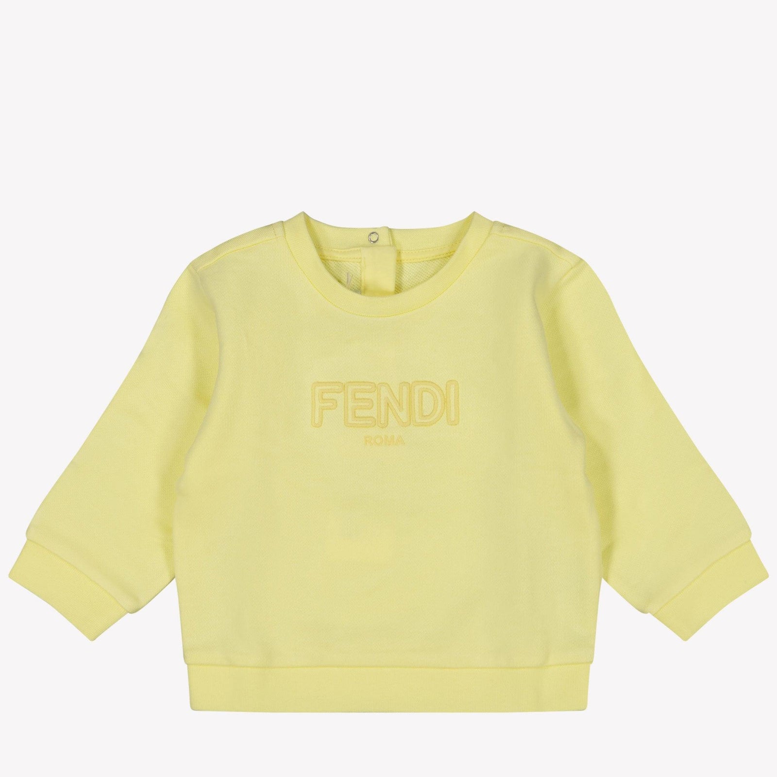 Fendi Baby Unisex Trui In Geel