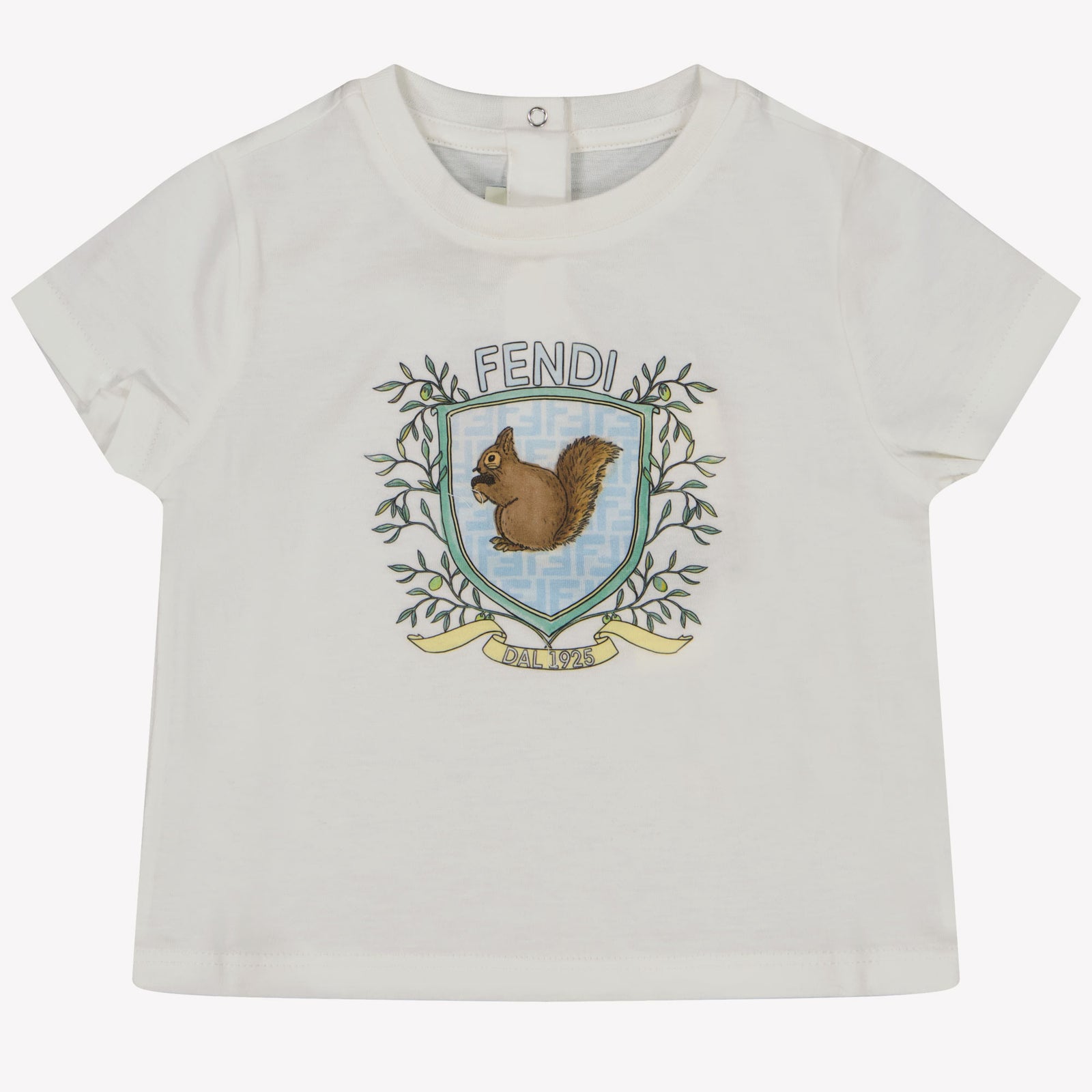 Fendi Baby Unisex T-Shirt In Wit