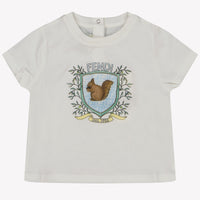 Fendi Baby Unisex T-Shirt  White