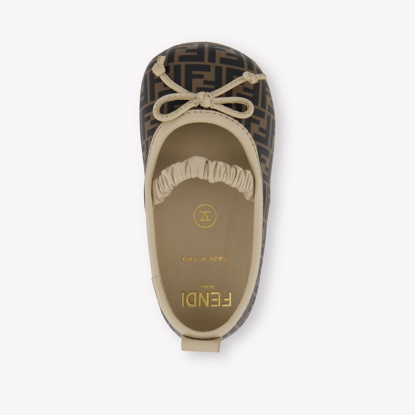 Fendi Baby Girls Shoes In Brown