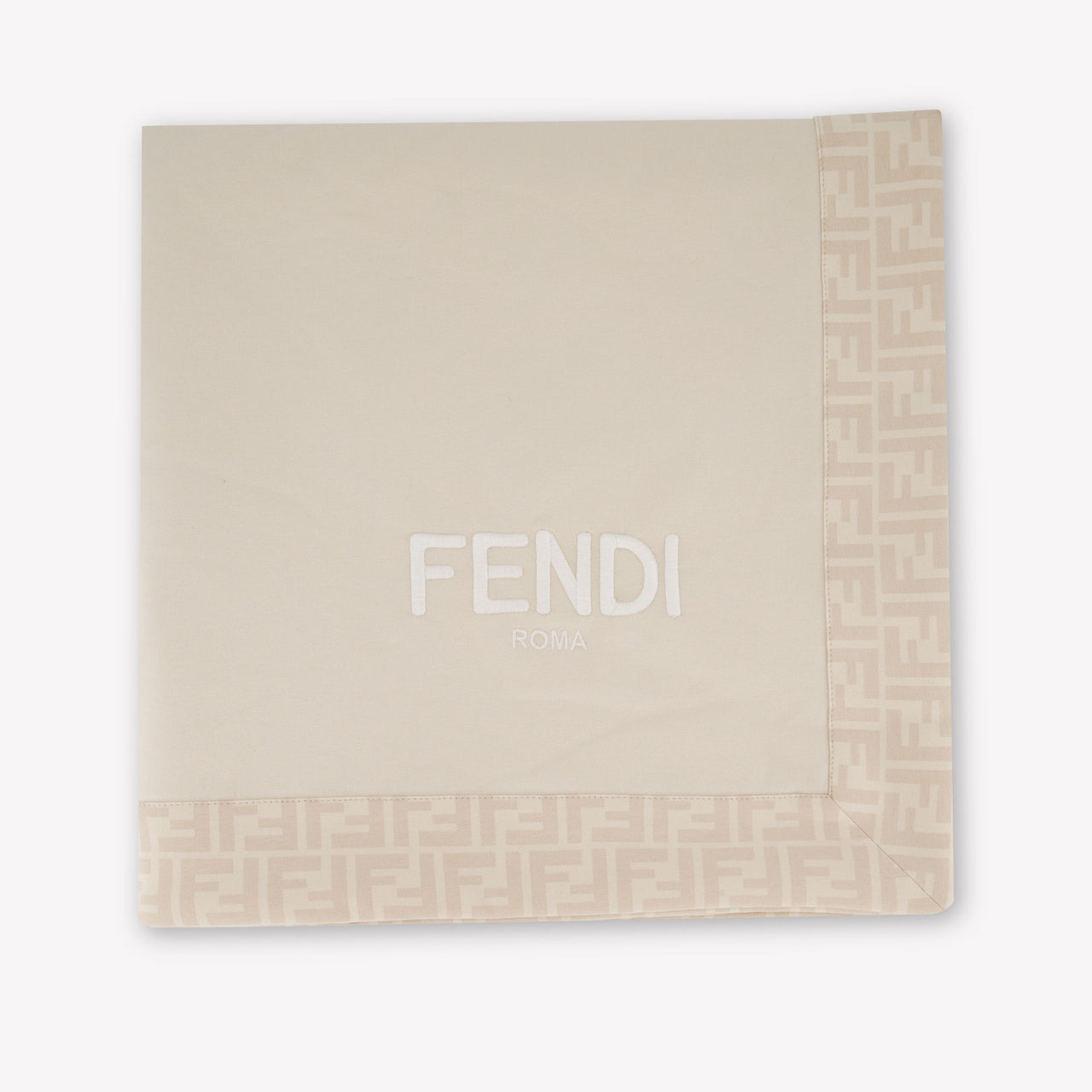 Fendi Baby Unisex Playsuit In Beige