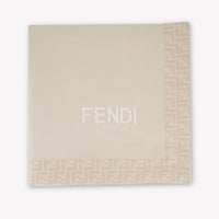 Fendi Baby Unisex Playsuit In Beige