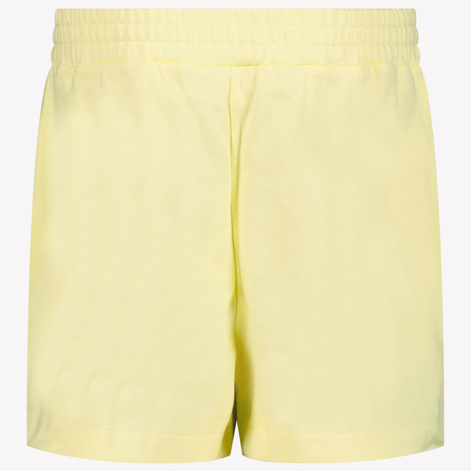 Fendi Kids Girls Shorts In Yellow