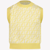 Fendi Kids Girls in T-Shirt Yellow