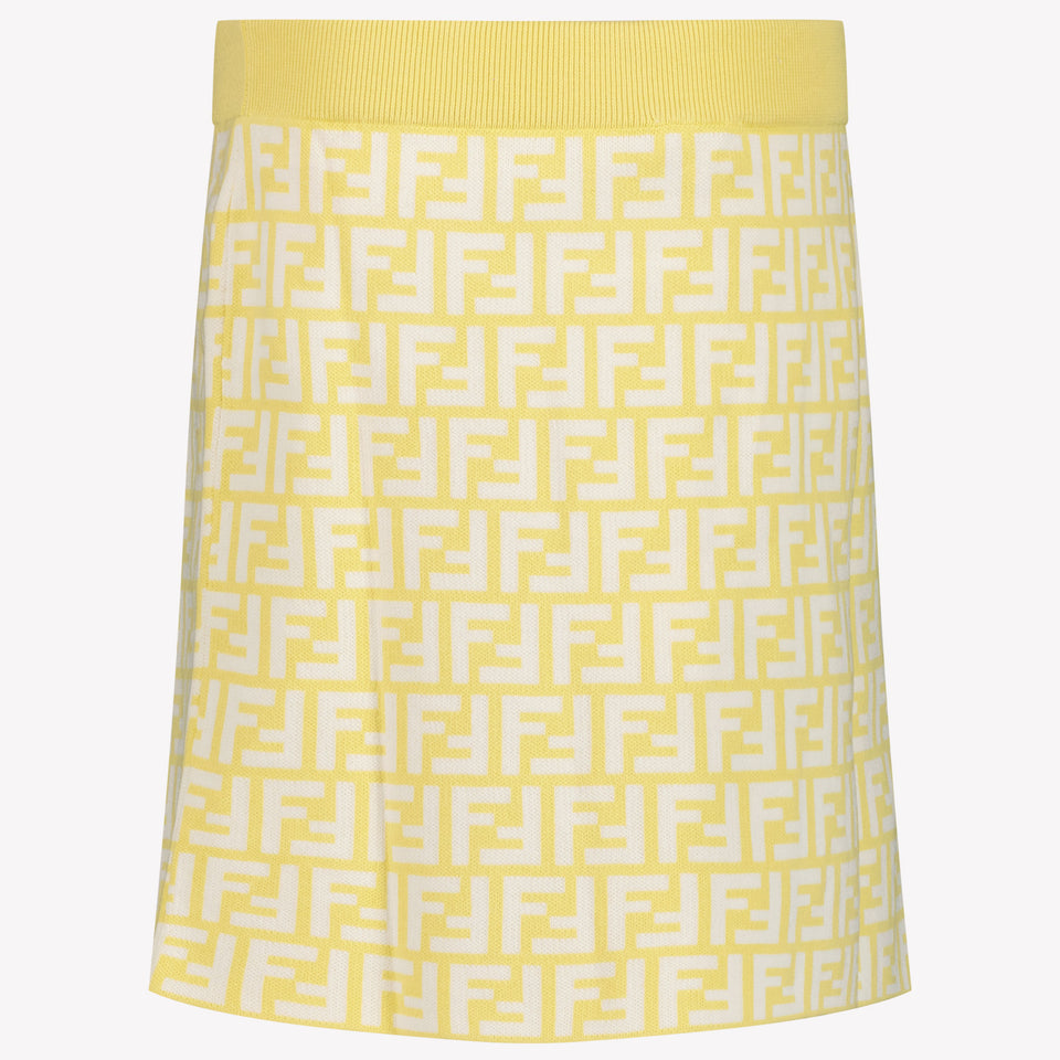 Fendi Kids Girls Skirt Yellow