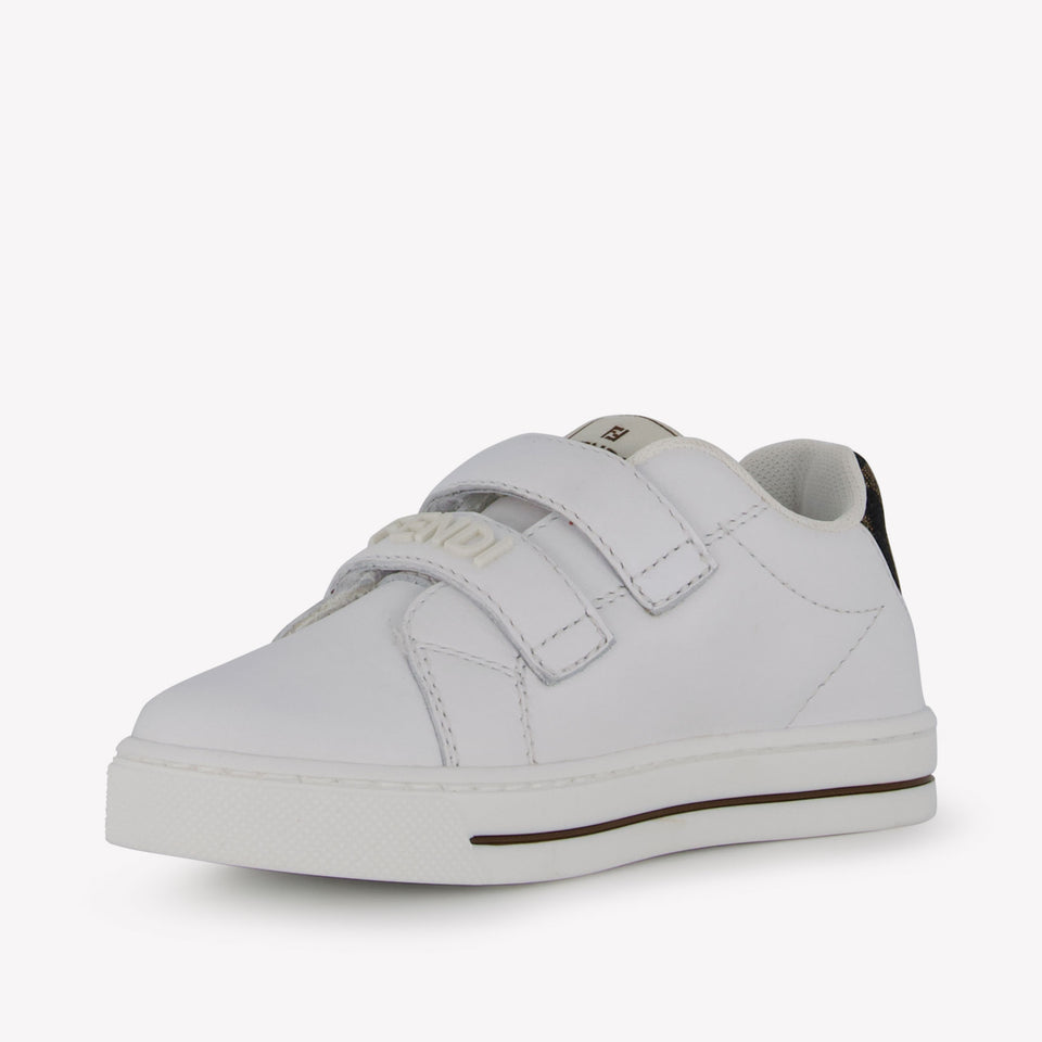 Fendi Unisex Sneakers In Wit