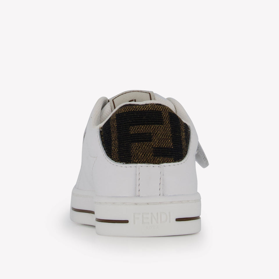 Fendi Unisex Sneakers In Wit