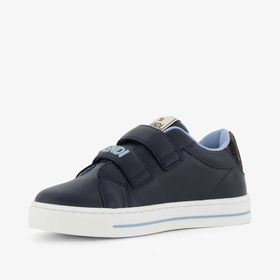 Fendi Unisex Sneakers in Navy