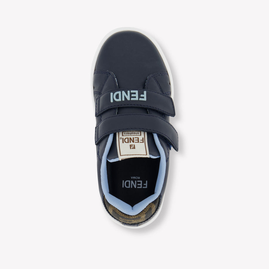Fendi Unisex Sneakers  Navy