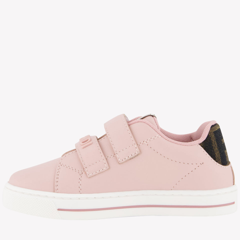 Fendi Meisjes Sneakers In Licht Roze