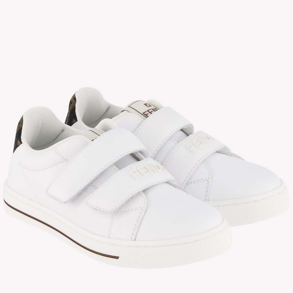 Fendi Unisex Sneakers In Wit