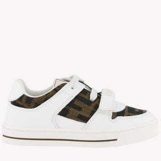 Fendi Unisex Sneakers In Wit