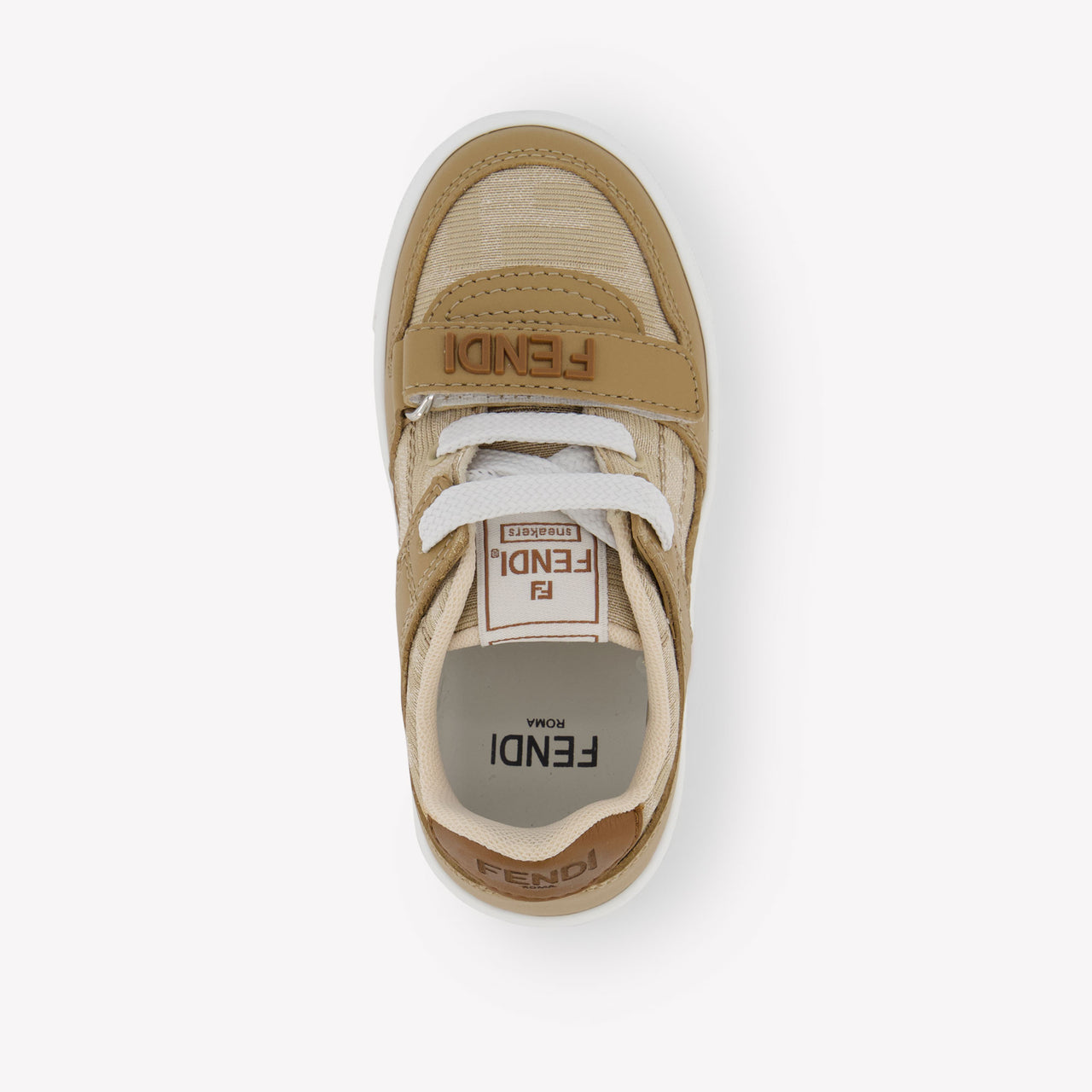 Fendi Unisex Sneakers  Beige