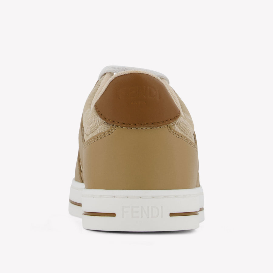 Fendi Unisex Sneakers  Beige